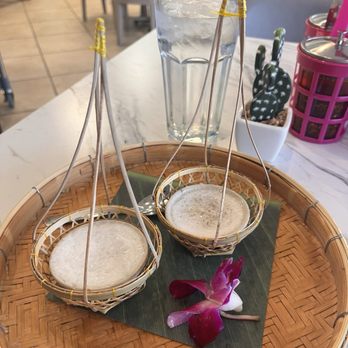 Baan Talay Thai Restaurant - Thai Coconut Pudding - Thai Near Me - Katy, Texas