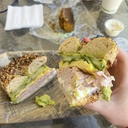 Upcountry Cafe - Bagel sandwich