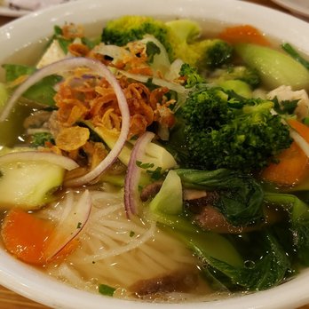 Quang Restaurant - Hu tieu chay ($13), vegan by default w/clear noodles. Flavorful broth, but tofu was uncooked. Decent on a whole. - Vietnamese Near Me - Minneapolis, Minnesota
