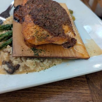 BLVD Seafood - Cedar Plank Salmon - New American Near Me - Galveston, Texas