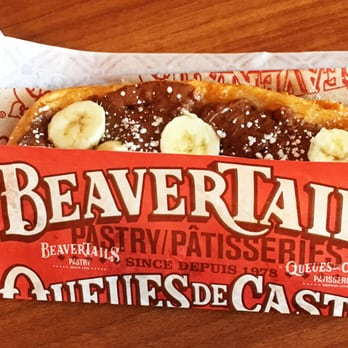 BeaverTails - Chocolate with banana beaver tail - Desserts Near Me - Toronto, Ontario