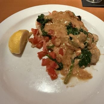 The Urban Grill - Lunch portion of the Tilapia with red cream sauce - American Near Me - Urbandale, Iowa