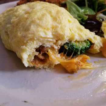 Fred's Restaurant - Broccoli, sausage, and cheeeese omelette. - Breakfast & Brunch Near Me - New York, New York Fred's Restaurant - Broccoli, sausage, and cheeeese omelette. - Breakfast & Brunch Near Me - New York, New York