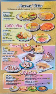 Menu photo 2 Los Tequilas Albany, OR