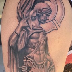 Black Cadillac Tattoo Parlor - Tattoo of St Florian