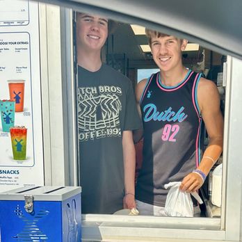 Dutch Bros Coffee - Ryan and Josh takin' care of business! - Juice Bars & Smoothies Near Me - Parker, Colorado