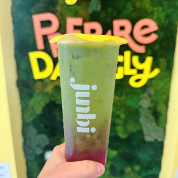 Junbi - Yuzu Dragonfruit Matcha Cold Brew - Coffee & Tea Near Me - Garden Grove, California