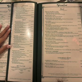 Versailles - Menu - Cuban Near Me - Miami, Florida Versailles - Menu - Cuban Near Me - Miami, Florida