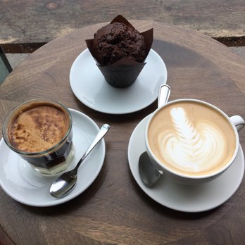 Matter of Taste - two cups of coffee and a muffin - Coffee & Tea Near Me - Kitchener, Ontario Matter of Taste - two cups of coffee and a muffin - Coffee & Tea Near Me - Kitchener, Ontario