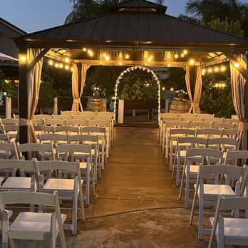 Jolly Jumps - Chair setup for backyard wedding - Party & Event Planning Near Me - Temecula, California
