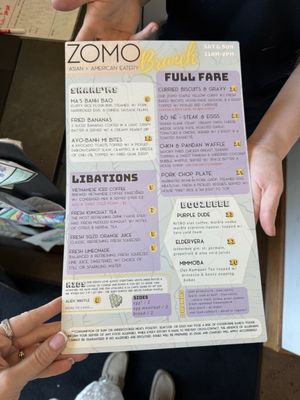 Menu photo 1 ZOMO Asian + American Eatery Englewood, CO