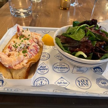 The Salt Line - Lobster roll with salad - Seafood Near Me - Washington, DC, District of Columbia The Salt Line - Lobster roll with salad - Seafood Near Me - Washington, DC, District of Columbia