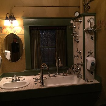 Olympic Club Hotel - The women's restroom faucet... So many knobs! - Cinema Near Me - Centralia, Washington