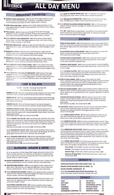 Menu photo 2 Great American Casino Everett Everett, WA