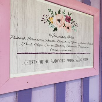 Purple Pie Place - Sign by front door - Desserts Near Me - Custer, South Dakota Purple Pie Place - Sign by front door - Desserts Near Me - Custer, South Dakota
