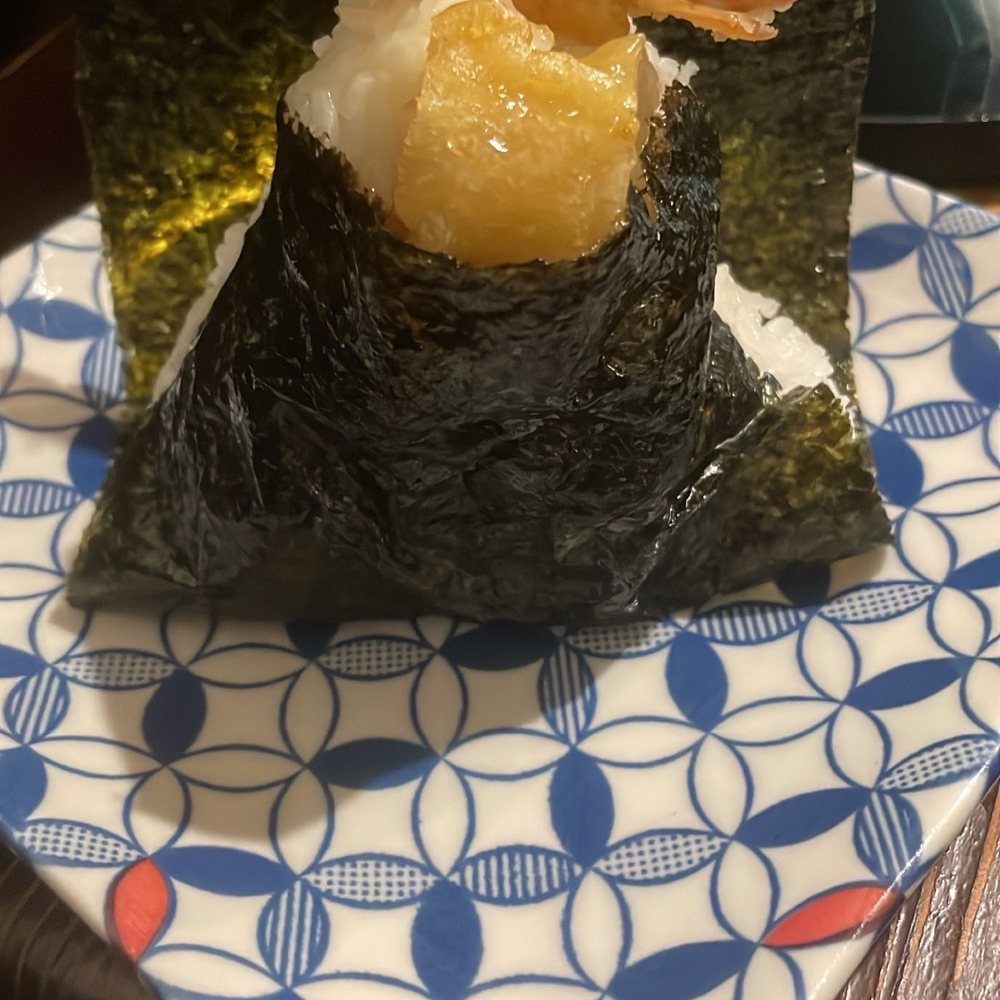 Onibaba - Ebi Mayo onigiri - Japanese Near Me - Seattle, Washington Onibaba - Ebi Mayo onigiri - Japanese Near Me - Seattle, Washington