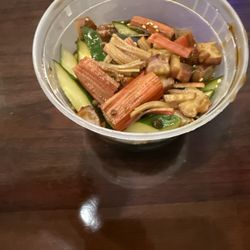 Mochi Teriyaki - Sunomono Salad