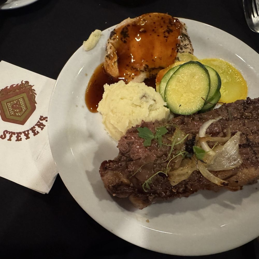 Steak and teriyaki chicken Steak and teriyaki chicken