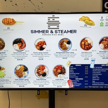 Simmer & Steamer - Photo 2: Menu - Korean Near Me - Berkeley, California