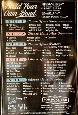 Menu photo 7 FOB Poke Bar- Seattle Seattle, WA
