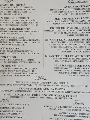 Menu photo 1 Hudson Clearwater New York, NY Menu photo 1 Hudson Clearwater New York, NY