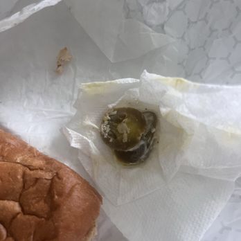 Charleys Cheesesteaks - The "pickles" which are actually jalapenos - Cheesesteaks Near Me - Youngstown, Ohio