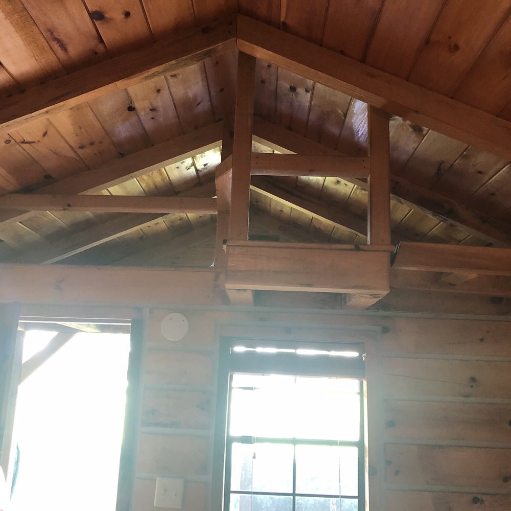 Hocking Hills Adventures - This cute loft inside the Small Mouth Bass Cabin at Hocking hills adventure in Rockbridge Ohio had a hinged hanging ladder to climb up on - Rafting/Kayaking Near Me - Logan, Ohio Hocking Hills Adventures - This cute loft inside the Small Mouth Bass Cabin at Hocking hills adventure in Rockbridge Ohio had a hinged hanging ladder to climb up on - Rafting/Kayaking Near Me - Logan, Ohio