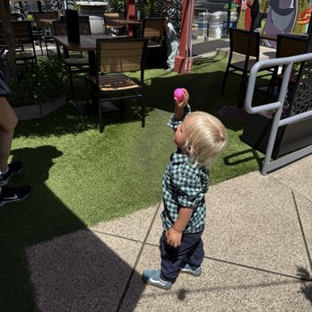 Brewery Draconum - Child running around the back patio where there is a bean bag toss and Easter egg find on Easter!! - Breweries Near Me - Santa Clarita, California Brewery Draconum - Child running around the back patio where there is a bean bag toss and Easter egg find on Easter!! - Breweries Near Me - Santa Clarita, California
