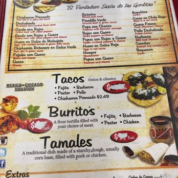 Sazon Los Abuelos #2 - 12/22 page 4 menu - Mexican Near Me - Houston, Texas