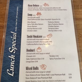 Ozen - Lunch Special - Ramen Near Me - Rancho Cucamonga, California Ozen - Lunch Special - Ramen Near Me - Rancho Cucamonga, California