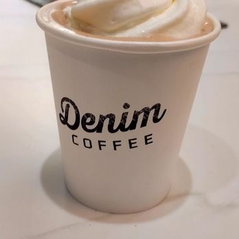 Denim Coffee - Small hot chocolate with whipped cream - Coffee Roasteries Near Me - Carlisle, Pennsylvania