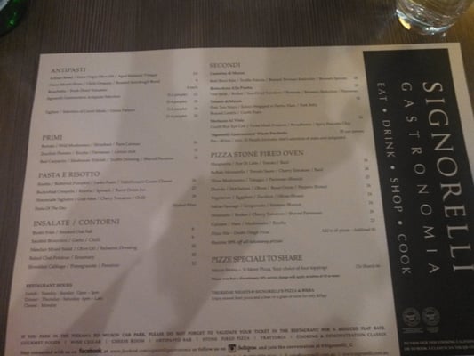 Menu photo 1 Signorelli Gastronomia Pyrmont, NSW