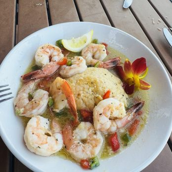 The Reef - Datil shrimp and grits. Not as spicy as you would think - Seafood Near Me - Saint Augustine, Florida