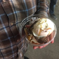 The salted caramel sundae (FYI it's way too sweet)