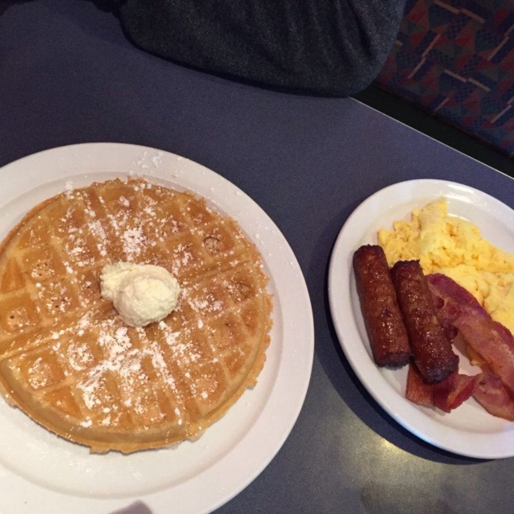 Annie's Cafe - Temecula - Waffle, eggs, sausage, and bacon. - Breakfast & Brunch Near Me - Temecula, California