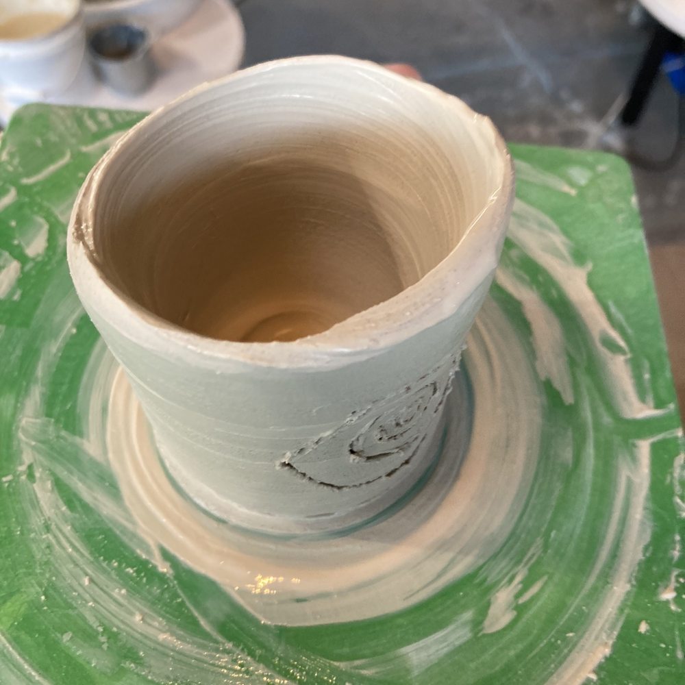 My second piece created on the wheel! :) My second piece created on the wheel! :)