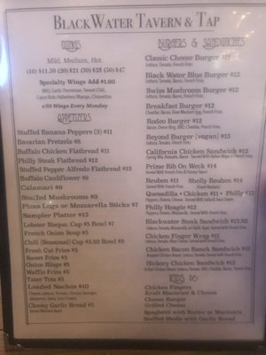 Menu photo 6 Black Water Tap & Tavern Alden, NY Menu photo 6 Black Water Tap & Tavern Alden, NY