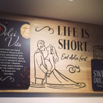 Vapiano - Nice dolci sign - Italian Near Me - Manchester, XGM