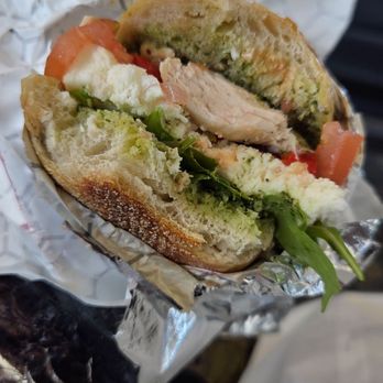 Bradley International Airport - Grabbed this lovely Mediterranean chicken deli sandwhich for the plane. - Airports Near Me - Windsor Locks, Connecticut Bradley International Airport - Grabbed this lovely Mediterranean chicken deli sandwhich for the plane. - Airports Near Me - Windsor Locks, Connecticut