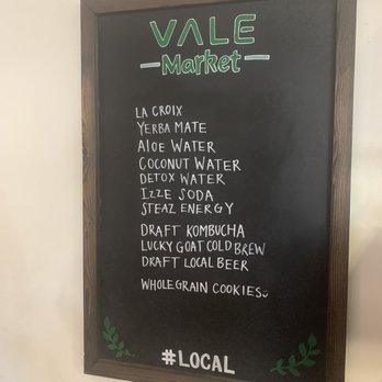 Vale Food Co - A list of drink options - Salad Near Me - Tallahassee, Florida Vale Food Co - A list of drink options - Salad Near Me - Tallahassee, Florida