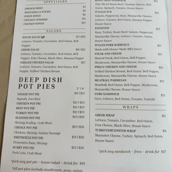 Pie&Dine - Appetizers, pot pies, and sandwich menus - Mediterranean Near Me - Williamsburg, Virginia