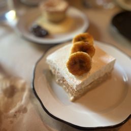 Pastel de Tres Leches; With Caramelized Bananas