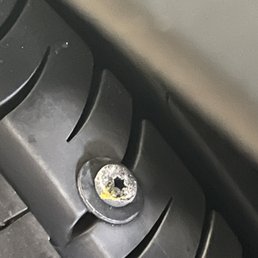 Huge nail in my tire Huge nail in my tire