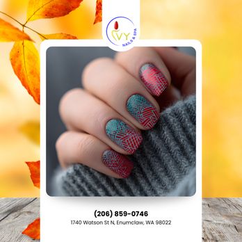 Ivy Nails & Spa - The fall season looks good on you, but you know what would look even better? Fresh nails! Come see us and complete your look! - Nail Salons Near Me - Enumclaw, Washington Ivy Nails & Spa - The fall season looks good on you, but you know what would look even better? Fresh nails! Come see us and complete your look! - Nail Salons Near Me - Enumclaw, Washington