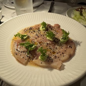 Anton & Michel Restaurant - Hamachi Carpaccio - Modern European Near Me - Carmel, California