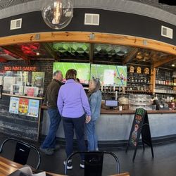 Inside of the restaurant