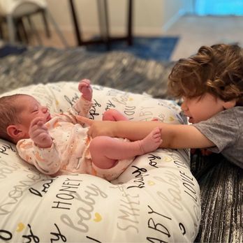 Midwives Bay Area - Esa with his new sister - Lactation Services Near Me Midwives Bay Area - Esa with his new sister - Lactation Services Near Me