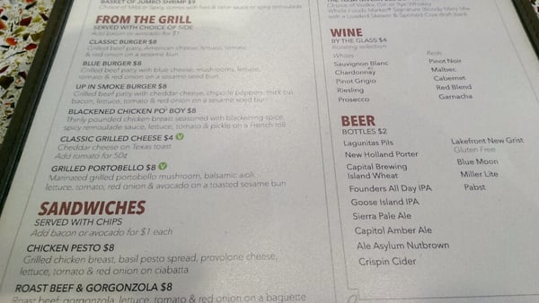 Menu photo 8 Tosa Tavern Wauwatosa, WI