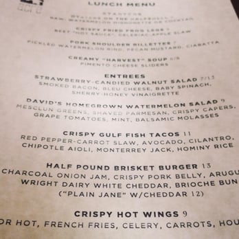 Acre - Lunch Menu - Bars Near Me - Auburn, Alabama Acre - Lunch Menu - Bars Near Me - Auburn, Alabama