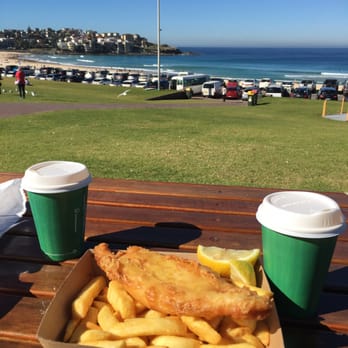 Bondi Surf Seafoods - Fish & chips and two cups of chowder=yummy goodness - Seafood Near Me - Bondi Beach, NSW Bondi Surf Seafoods - Fish & chips and two cups of chowder=yummy goodness - Seafood Near Me - Bondi Beach, NSW